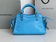 Balenciaga blue cagole XS handle bag - 5