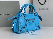 Balenciaga blue cagole XS handle bag - 4