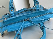 Balenciaga blue cagole XS handle bag - 3
