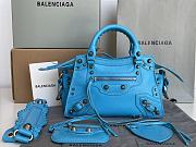 Balenciaga blue cagole XS handle bag - 2