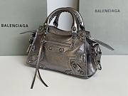 Balenciaga silver cagole XS handle bag - 6