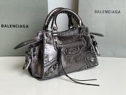 Balenciaga silver cagole XS handle bag - 5