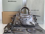 Balenciaga silver cagole XS handle bag - 3