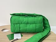 Bottega Veneta Cassette Intrecciato-nylon green cross bag - 1