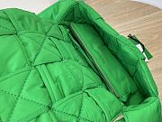 Bottega Veneta Cassette Intrecciato-nylon green cross bag - 4