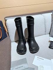 Balenciaga crocs high black boots - 2