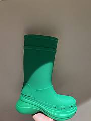 Balenciaga crocs high green boots - 6