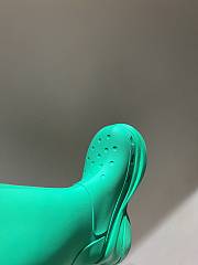 Balenciaga crocs high green boots - 3