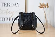 Chanel  black leather backpack - 6