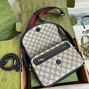  Gucci Ophidia black mini GG shoulder bag - 3