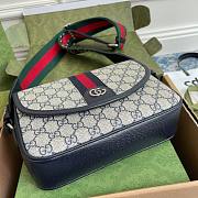  Gucci Ophidia black mini GG shoulder bag - 5