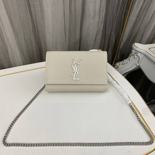 YSL MONOGRAM KATE White 20cm - 1