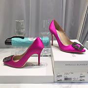 Manolo Blahnik Hot Pink Heels (2cm/6.5cm/8.5cm/10cm) - 4