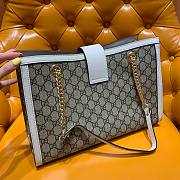 Gucci Padlock GG White Shoulder Bag - 2