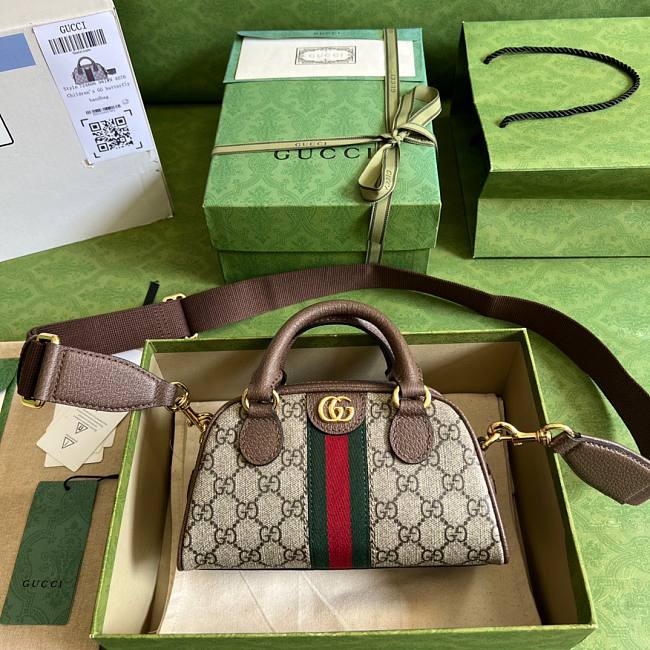 Gucci Ophidia GG mini top handle duffle bag - 1