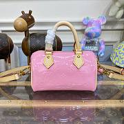 Louis Vuitton Nano Speedy Mochi Pink Patent Leather M81879 Bag USD 280.00  - 2