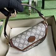 Gucci GG Supreme Trapezium Shaped Shoulder Bag - 6