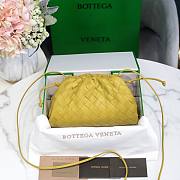 Bottega Veneta Pouch Mini Yellow Leather Clutch - 1
