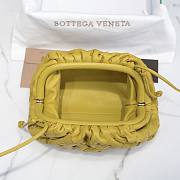 Bottega Veneta Pouch Mini Yellow Leather Clutch - 5
