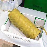 Bottega Veneta Pouch Mini Yellow Leather Clutch - 4