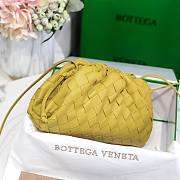 Bottega Veneta Pouch Mini Yellow Leather Clutch - 3