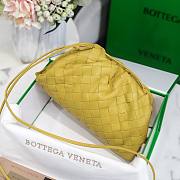 Bottega Veneta Pouch Mini Yellow Leather Clutch - 2