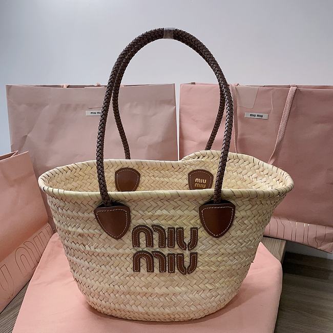 MIU MIU Palmito Shopping Bag - 1