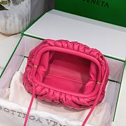 Bottega Veneta Pouch Mini Pink Leather Clutch - 5