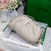 Bottega Veneta Pouch Mini White Leather Clutch - 6