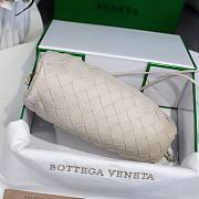 Bottega Veneta Pouch Mini White Leather Clutch - 4