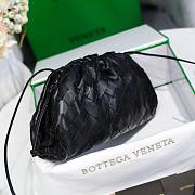 Bottega Veneta Pouch Mini Black Leather Clutch - 6