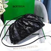 Bottega Veneta Pouch Mini Black Leather Clutch - 2