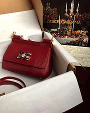 Dolce & Gabbana Red Sicily Bag - 2