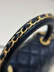 Chanel Coco Handle Black Large Caviar Bag - 6