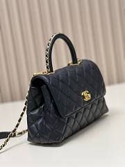 Chanel Coco Handle Black Large Caviar Bag - 3