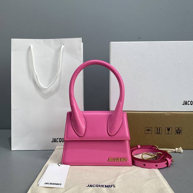 	Jacquemus bambino Pink 18cm leather - 1