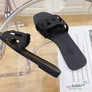 Hermes Aloha Black Sandal - 3