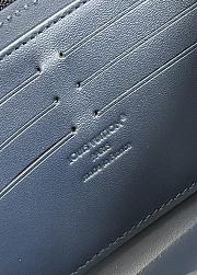 Louis Vuitton Zippy Wallet In Dark Blue Monogram Leather - 10 x 20 x 2cm - 2