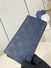 Louis Vuitton Monogram Eclipse Brazza Wallet - 10 x 19 x 2cm - 5