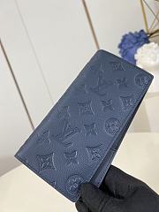 Louis Vuitton Monogram Eclipse Brazza Wallet - 10 x 19 x 2cm - 4