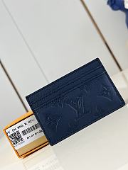 Louis Vuitton Card Holder Dark Blue - 11x7x1.5cm - 1