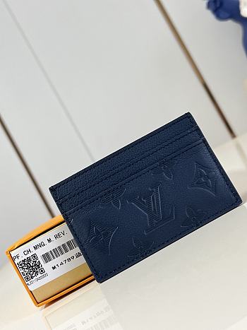 Louis Vuitton Card Holder Dark Blue - 11x7x1.5cm