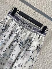DIOR Mid- Length Skirt White And Navy Blue  - 6