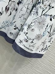 DIOR Mid- Length Skirt White And Navy Blue  - 4