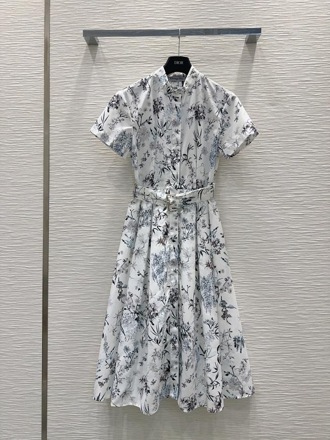 Dior Flower Belt Dress - 1