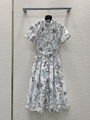 Dior Flower Belt Dress