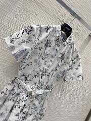 Dior Flower Belt Dress - 4