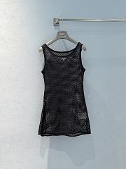 Prada Black Net Knit Set - 2