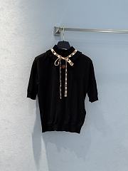 Louis Vuitton Pleated Collar Knit Top - 1