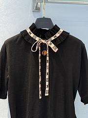 Louis Vuitton Pleated Collar Knit Top - 3